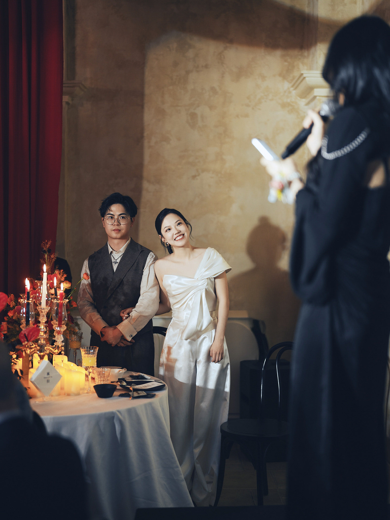 YUE & RANDY 在成都万拾庄园婚礼现场的真实瞬间